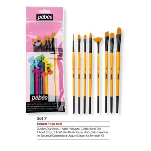 PEBEO SET-7  8Lİ ÇOK AMAÇLI FIRÇA SETİ