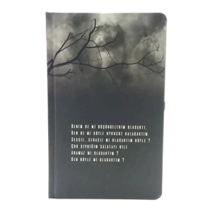 GIPTA ORHAN VELİ İPLİK DİKİŞLİ SERT KAPAK 13X21 120YP. ÇİZGİSİZ DEFTER