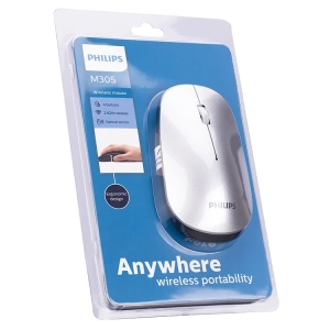 PHİLİPS SPK7305 2.4Ghz OPTİK ERGONOMİK KABLOSUZ MOUSE GÜMÜŞ