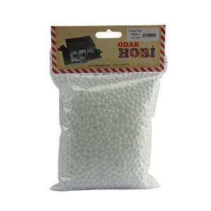 ODAK HOBİ  5-6mm STRAFOR KÖPÜK TOP BEYAZ