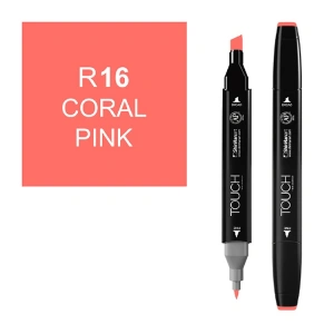 TOUCH TWIN R16 ÇİFT UÇLU MARKER CORAL PİNK