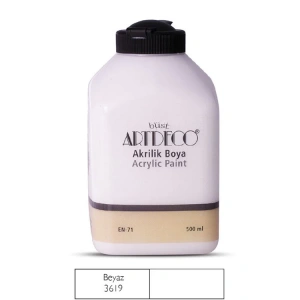 ARTDECO AKRİLİK BOYA 500 ML. BEYAZ