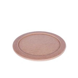 TEKNOPOİNT AHŞAP HOBY TPS-48 YUVARLAK SERVİS TEPSİSİ BÜYÜK