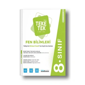 PRUVA 8. SINIF TEKE TEK FEN BİLİMLERİ SORU BANKASI