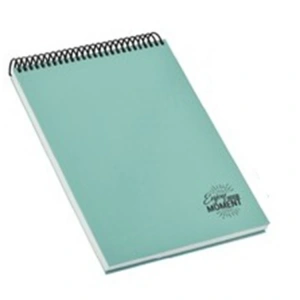 MİKRO TREND PASTEL YEŞİL SPİRALLİ SERT KAPAK 17X24 120YP. ÇİZGİSİZ NOT DEFTERİ