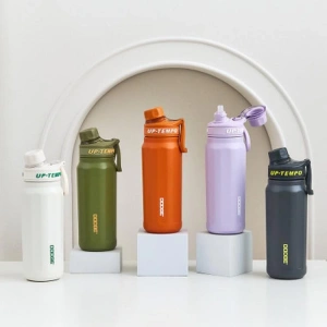 DODGE DB-23650  UP TEMPO VİDALI KAPAK PİPETLİ ÇELİK TERMOS MATARA 520 ML