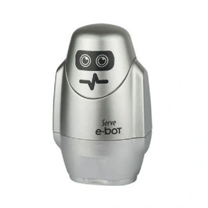 SERVE E-BOT SİLGİLİ KALEMTRAŞ METALİK GRİ