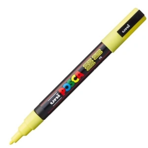 UNİ POSCA SU BAZLI POSTER MARKER 0.9-1.3 GÜNEŞ SARISI PC-3M