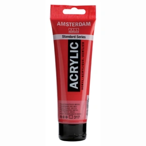 AMSTERDAM  RT17093172  AKRİLİK BOYA 120 ML. TRANSP. RED MD.