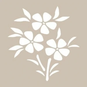 MİART D-898 STENCİL ŞABLON 15x20 - ÇİÇEKLER 1