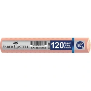 FABER CASTELL 120Lİ MİN 0.7 2B 60mm UÇ PASTEL TURUNCU TÜP