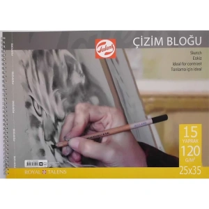 TALENS RESİM DEFTERİ - ÇİZİM BLOĞU 25x35cm 120gr. 15YP. - T120253515
