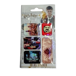 HARRY POTTER LİSANSLI 3D JEL STİCKER 5Lİ