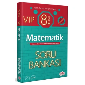 EDİTÖR 8. SINIF VIP MATEMATİK SORU BANKASI