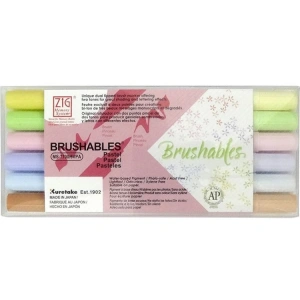ZIG BRUSHABLES DUAL TİP BRUSH MARKER MS-7700 6/VPA PASTEL 6LI SET