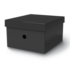 MAS 8224 RAİNBOW KÜÇÜK BOY ÇOK AMAÇLI KUTU SİYAH