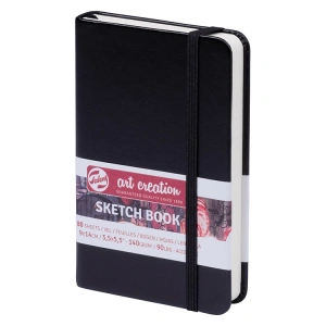 TALENS ART CREATION SKETCHBOOK 9X14 cm 140 gr. 80YP. ESKİZ DEFTERİ SİYAH - RT9314001M