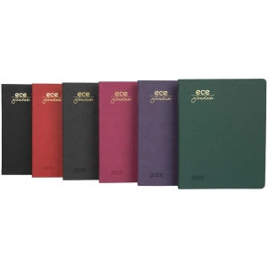 ECE 18X24  ALAÇATI HAFTALIK AJANDA LASTİKLİ - KIRMIZI
