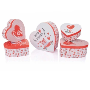 GIPTA VALENTINES DAY CARITAS KALPLİ HEDİYE KUTUSU BX0656 B 190x200x85mm