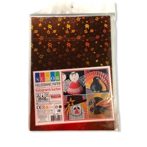 SÜDOR SK22 HOLOGRAMLI KARTON 200GR 20X30 10 LU KARIŞIK RENK