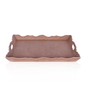 TEKNOPOİNT AHŞAP HOBİ TPS10 DALGALI AÇILI TEPSİ BÜYÜK