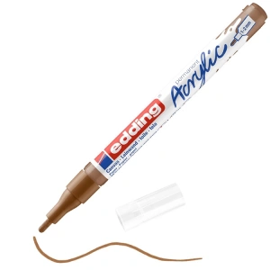 EDDING 5300 NO:919 AKRİLİK KALEM İNCE UÇLU 1-2mm FINDIK KAHVESİ