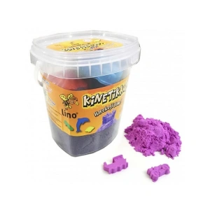 LİNO KİNETİK KUM MOR 500 GR KOVA + 3 AD KALIP - LN500MR