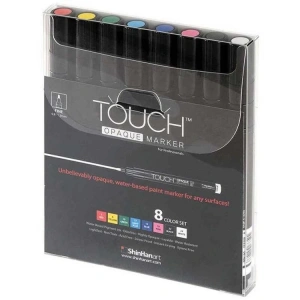 TOUCH OPAQUE SU BAZLI MARKER KALEM 0.8-1.3mm - FINE PACK 8 RENK - SH8615003-2001