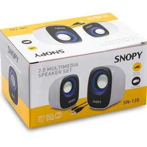 SNOPY SN-120 2.0 BEYAZ/MAVİ USB SPEAKER