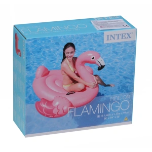 İNTEX 57558NP ŞİŞİRİLEBİLİR FLAMINGO BİNİCİ- TUTMAÇLI ADA 142x137x97 cm