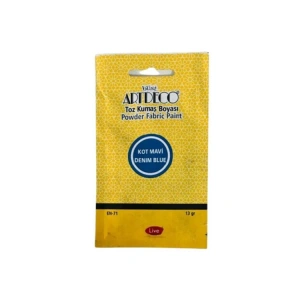 ARTDECO TOZ  KUMAŞ BOYASI 13 GR. KOT MAVİ  Y-010T-1109