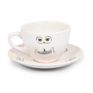 MABBELS KAHVE FİNCAN SETİ HARRY POTTER HEDWING (1 FİNCAN 1 TABAK) KUTULU