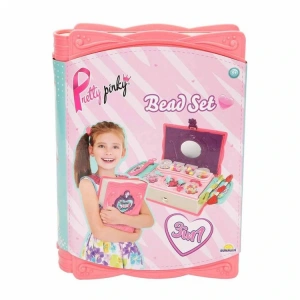 SUNMAN KL7526 PRETTY PINKY 3Ü BİR ARADA BONCUK YAPIM HOBİ SETİ 3+