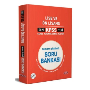 DATA 2022 KPSS LİSE VE ÖNLİSANS TAMAMI ÇÖZÜMLÜ SORU BANKASI
