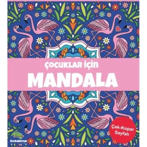 ÇOCUKLAR İÇİN MANDALA BOYAMA KİTABI - LACİVERT