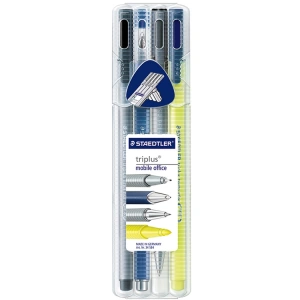 STAEDTLER 34 SB4 TÜKENMEZ + VERSATİL + FINELINER 4LÜ KALEM SETİ