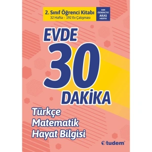 TUDEM 2. SINIF EVDE 30 DKÖĞRENCİ KİTABI