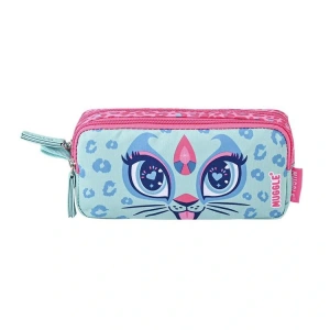 MUGGLE MU-5820 LEOPAR 2 BÖLMELİ KALEM ÇANTASI