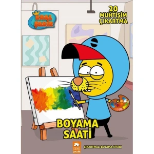 KRAL ŞAKİR BOYAMA SAATİ - ÇIKARTMALI BOYAMA KİTABI