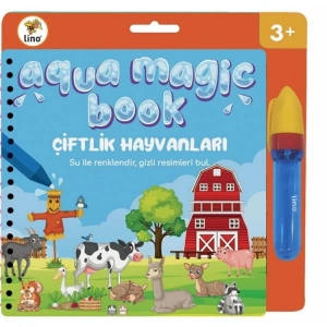 LİNO TFL-1007 AQUA MAGIC BOOK ÇİFTLİK (SİHİRLİ BOYAMA KİTABI)