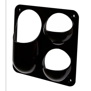 Q-LIFE MASA SETİ 3 GÖZLÜ PLASTİK SİYAH  S-883