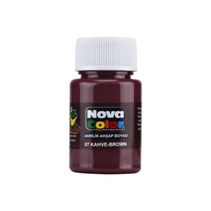 NOVA COLOR KAHVE 30 CC ŞİŞE AKRİLİK BOYA