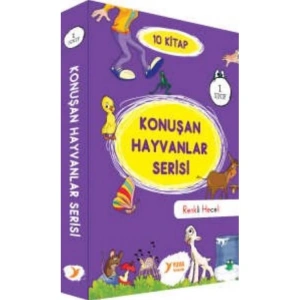 YUVA 1. SINIF KONUŞAN HAYVANLAR SERİSİ RENKLİ HECELİ 10 KİTAP