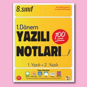 TONGUÇ 8. SINIF 1.DÖNEM YAZILI NOTLARI 1. VE 2. YAZILI