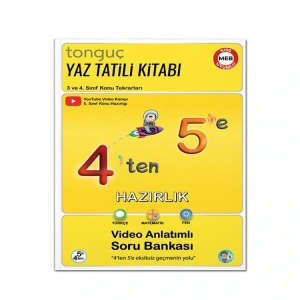 TONGUÇ 4 DEN  5 E  HAZIRLIK KİTABI
