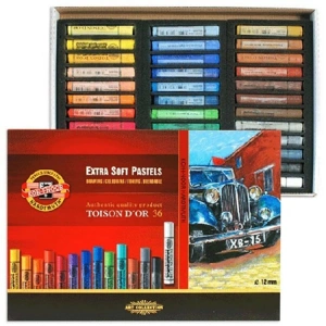 KOH-I NOOR 8555 TOISON DOR EXTRA SOFT PASTEL BOYA 36LI
