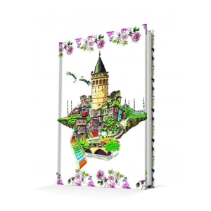 DEFFTER FANTASTIC İSTANBUL / GALATA 14x20 SERT KAPAK 96 YP. ÇİZGİLİ DEFTER