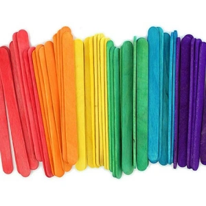 KRAF KIDS KK171 AHŞAP KÜÇÜK BOY RENKLİ ÇUBUK 50Lİ