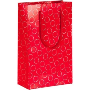 KİKAJOY İP SAPLI 11x5x16  HEDİYELİK KARTON ÇANTA KIRMIZI