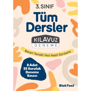 TUDEM BLOKTEST 3. SINIF TÜM DERSLER KILAVUZ DENEME
